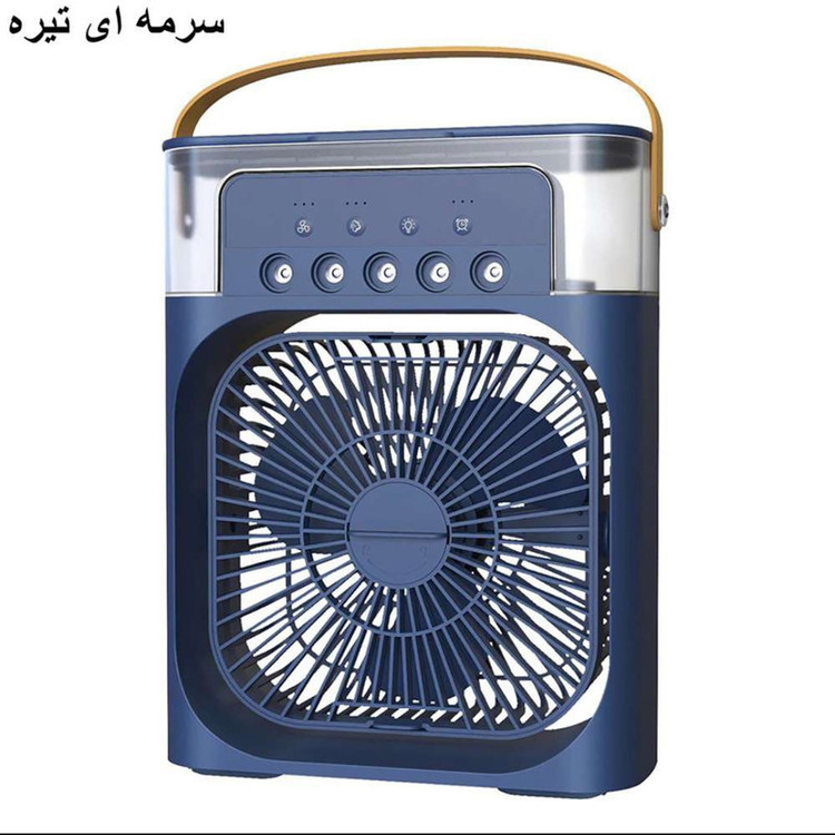 پنکه رومیزی مه پاش USB مدل 10W با تایمر و تنظیم سرعت خنککننده رومیزی 3 پنکه رومیزی مه پاش USB مدل 10W با تایمر و تنظیم سرعت خنککننده رومیزی - Image 3