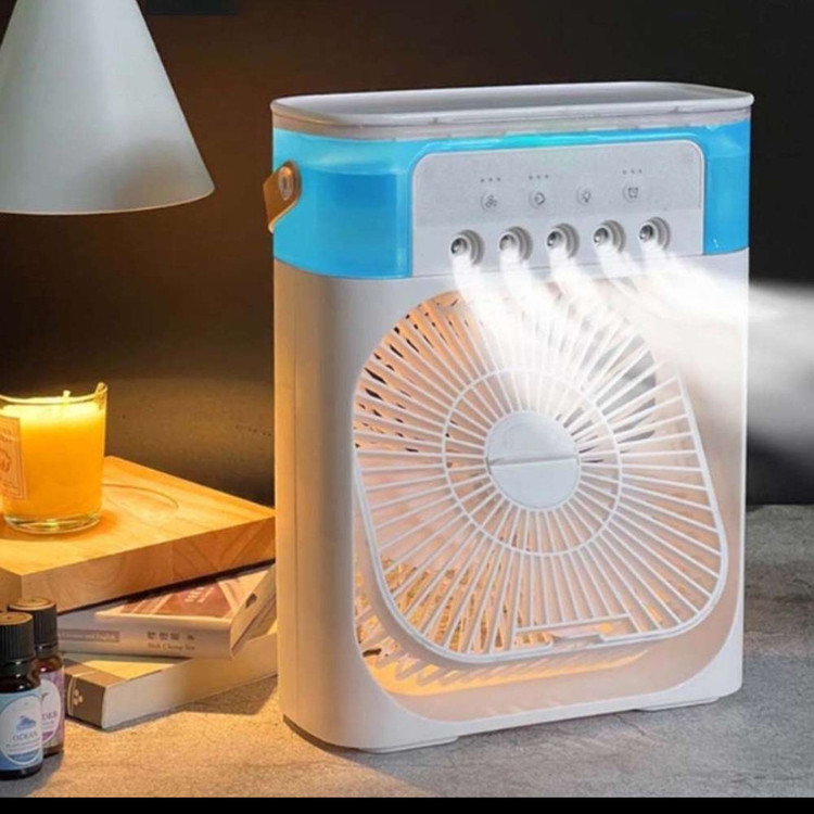 پنکه رومیزی مه پاش USB مدل 10W با تایمر و تنظیم سرعت خنککننده رومیزی 1 پنکه رومیزی مه پاش USB مدل 10W با تایمر و تنظیم سرعت خنککننده رومیزی
