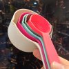 ست پیمانه بزرگ رنگی الگانت 7 ست پیمانه بزرگ رنگی الگانت با رنگ مات ضد خش و تاییدیه FDA