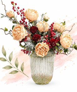 گل و گلدان تزئینی
